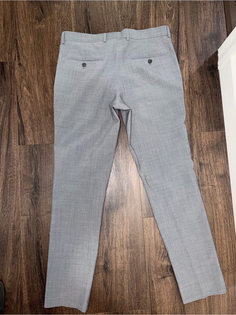 Express Men’s Dress Pants 31x32 Gray Modern Career Office Business - Picture 2 of 5